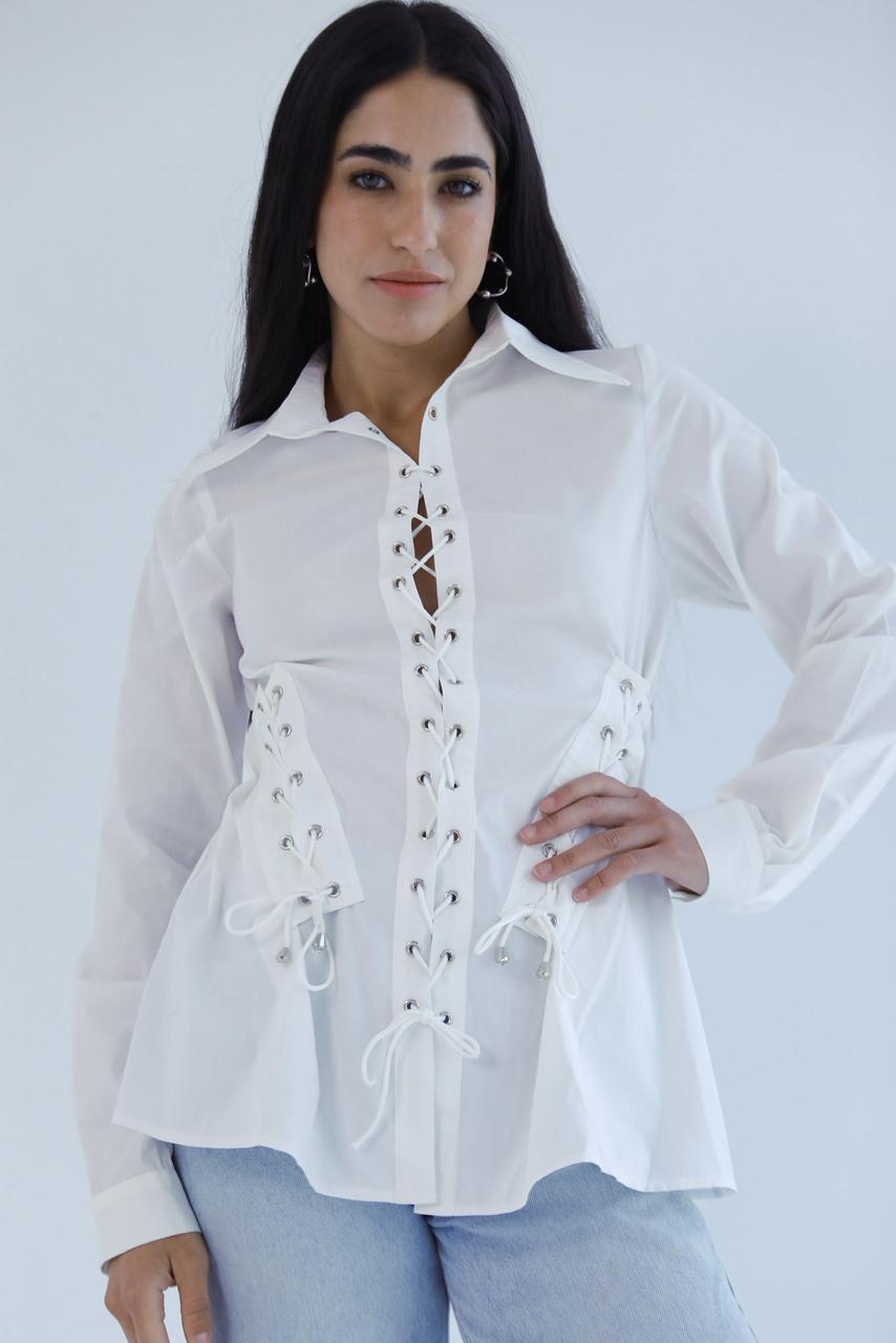 Lazo Lace-up Shirt