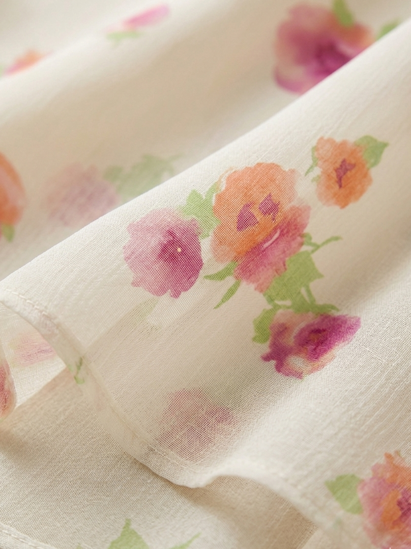 Magnolia White Floral Skirt