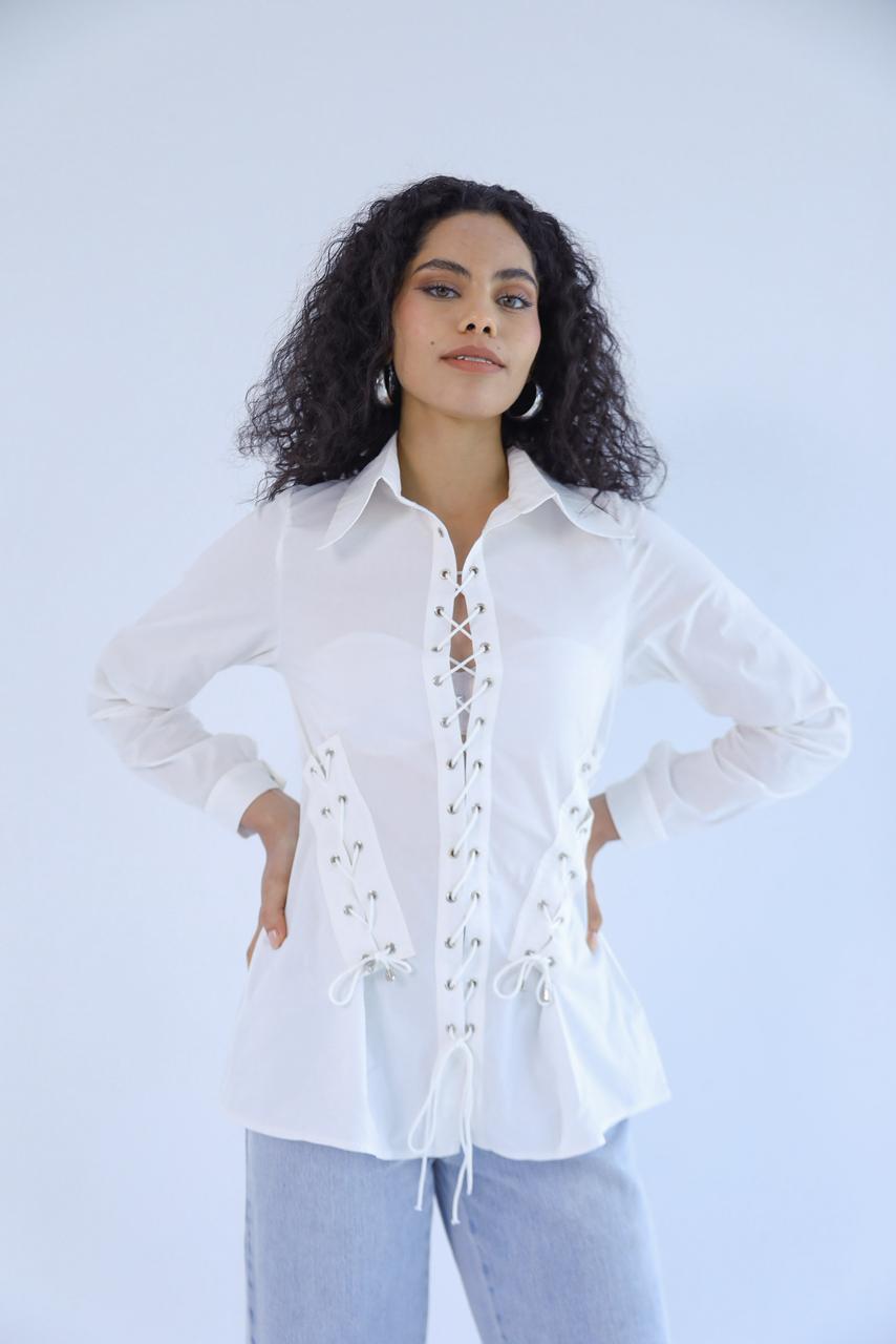 Lazo Lace-up Shirt