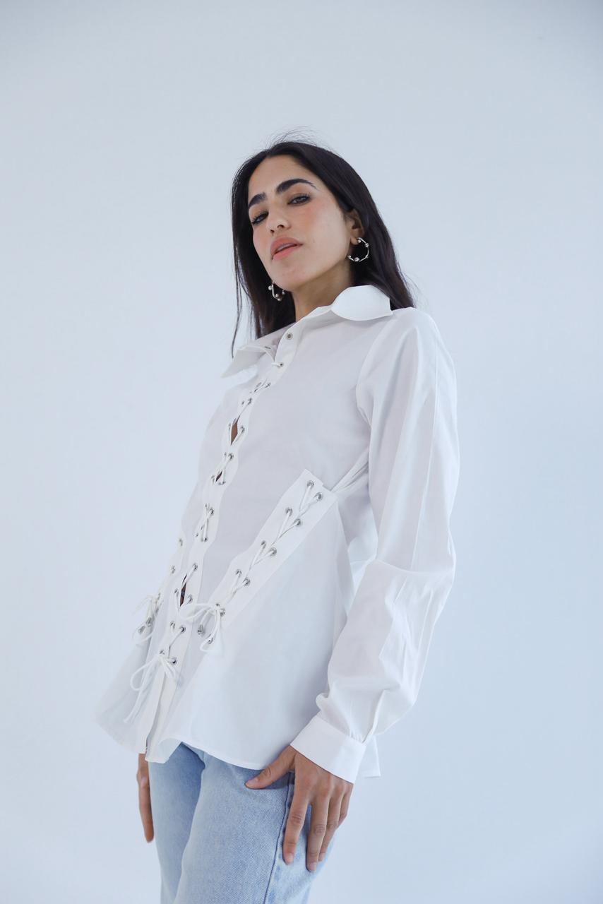 Lazo Lace-up Shirt