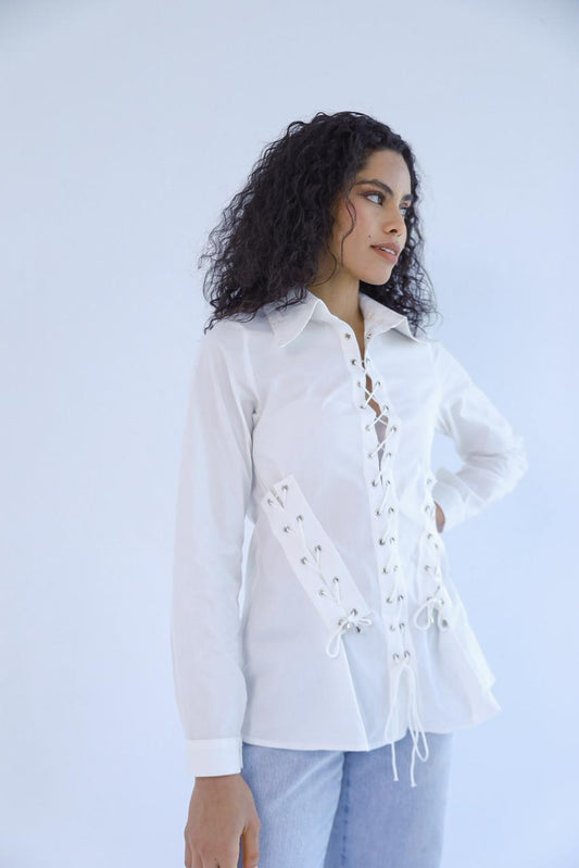 Lazo Lace-up Shirt